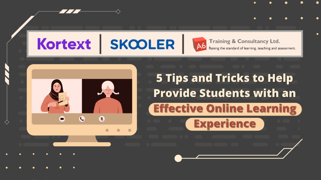 Effective online learning experience, online learning experience, student engagement, online learning
