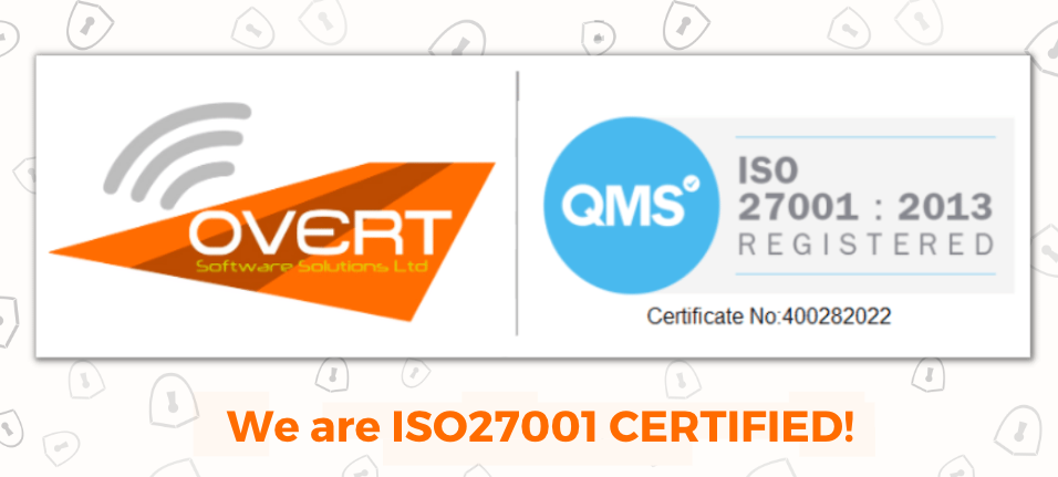 We are ISO certified_ Iso27001_Overt software solution