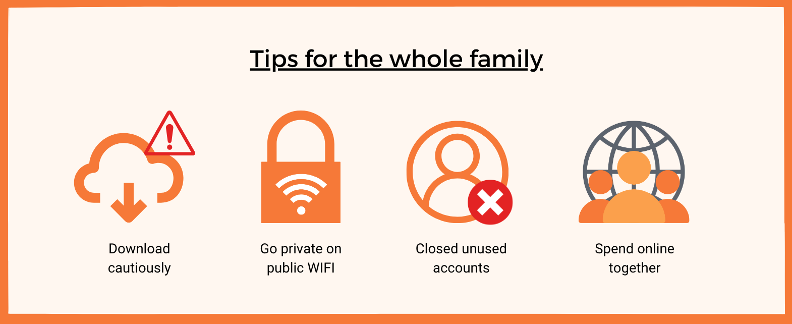 Internet safety tips for family key takeaways