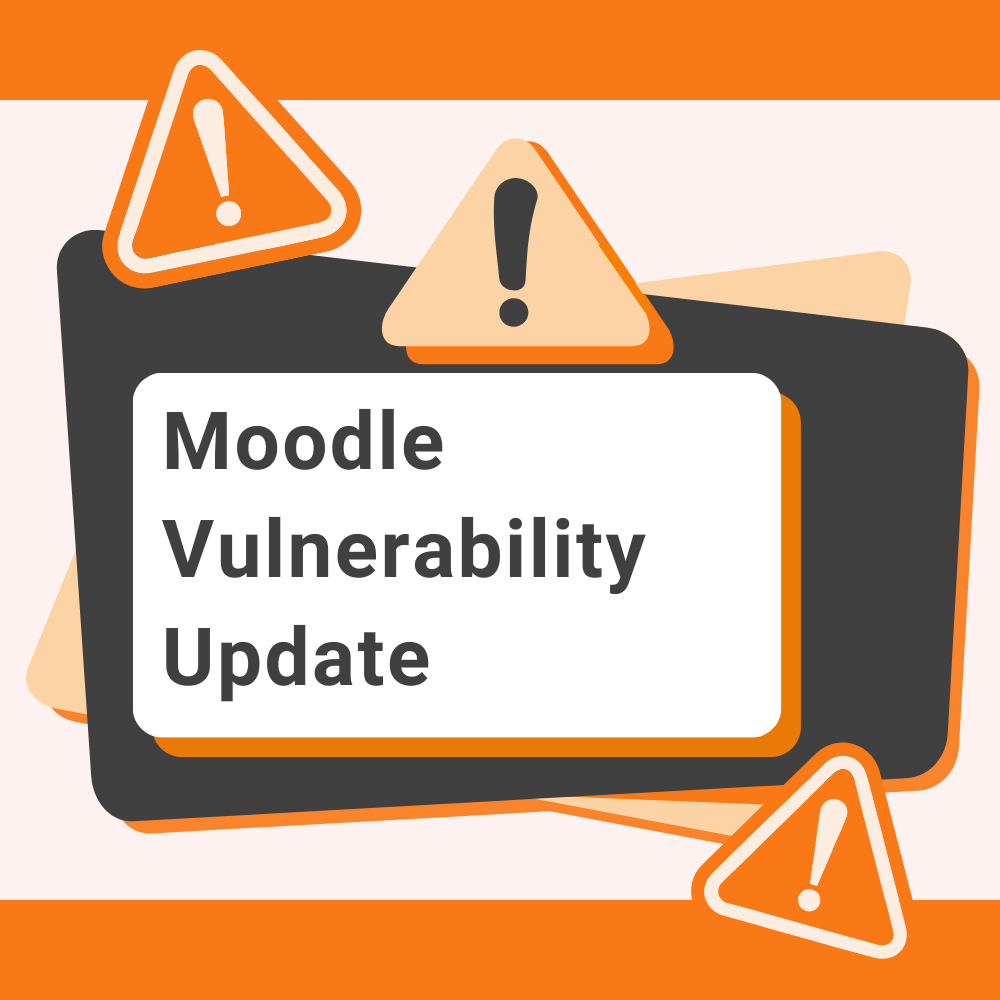 Moodle Vulnerability Update